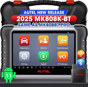 Autel MaxiCOM MK808K-BT Scanner Full Bidirectional Tool 28+ Service, 3K Active Tests, All Sys Diagnosis, AutoAuth OS 11